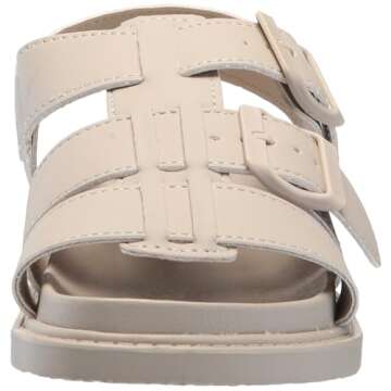 YOKI RADAH-02 Women's Matte Rubber Open Toe Lightweight Comfort Fisherman Sandal