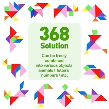 USATDD Travel Tangram Puzzle for Kids and Adults