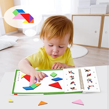 USATDD Travel Tangram Puzzle for Kids and Adults
