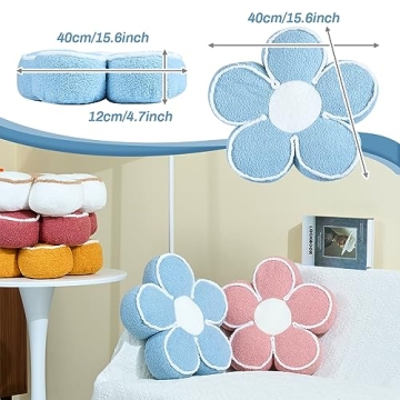 Cute Sioloc Flower Pillow for Home Decor and Comfort