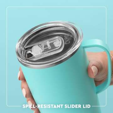 Swig Life 22oz Travel Mug, Insulated Tumbler with Handle and Lid, Cup Holder Friendly, Dishwasher Safe, Stainless Steel, Travel Coffee Cup, Insulated Mug with Lid (Witches Brew)