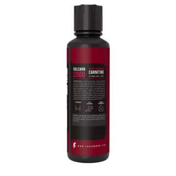 InnoSupps Volcarn 2000 - L-CARNITINE Advanced Energy Liquid | ATP Enhancer with GBEEC | Boosts Energy, Enhances Focus, Caffeine Free, No Artificial Sweeteners | 32 Servings (Sour Kids Candy)