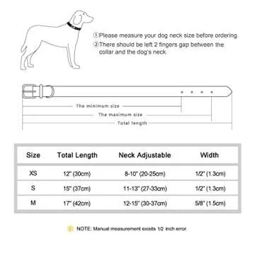 Stylish UMS Dog Collar with Rhinestones for Small Dogs