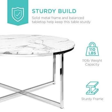 Best Choice Faux Marble Accent Table for Stylish Living