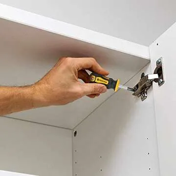 Amartisan 15-Piece Magnetic Screwdrivers Set, 5 Phillips Slotted Tips and Insulated Screwdriver Set (1000V)，Professional Cushion Grip