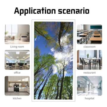 Fluorescent Light Covers for Classroom 2-Pcs Elegant Design