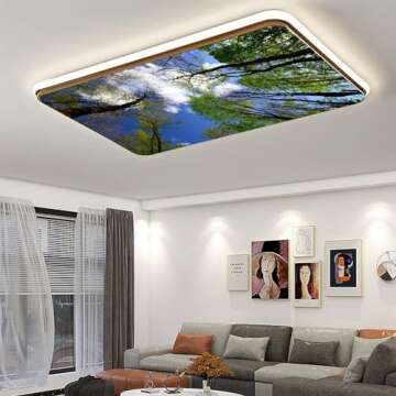 Fluorescent Light Covers for Classroom 2-Pcs Elegant Design