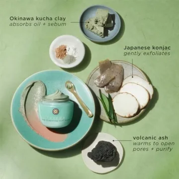 TATCHA The Clarifying Clay Mask | Exfoliating Pore Treatment Creates a Warming Sensation To Open & Purify Pores, 50 ml | 1.7 oz