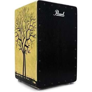 Pearl Primero Tree of Life Cajon  Portable Lightweight Musical Instrument
