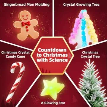 GobiDex 2-in-1 Gemstones Dig Kit & Science Advent Calendar 2024-15 Gems Excavation & 24-Day Science Countdown, STEM Gift for Kids 6+