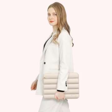 MOSISO 15-15.6 inch Laptop Sleeve Compatible with MacBook Pro