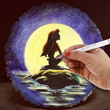 GC QUILL 12 Metallic Marker Pens for Crafting and More