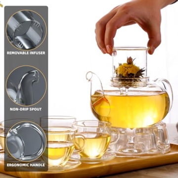 Elegant Glass Teapot Set for Tea Lovers and Gifting