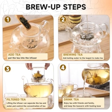 Elegant Glass Teapot Set for Tea Lovers and Gifting