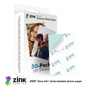 Zink 2"x3" Photo Paper for Instant Prints - 50 Sheets