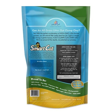 SmartCat All Natural Clumping Cat Litter 20 Pound Eco-Friendly