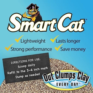 SmartCat All Natural Clumping Cat Litter 20 Pound Eco-Friendly