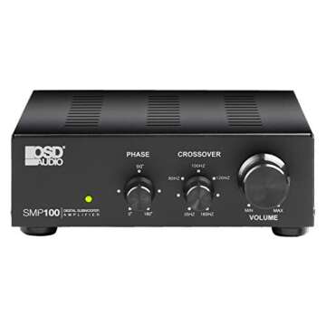 OSD SMP100 Subwoofer Amplifier 100W Class D Digital Subwoofer Amplifier Rated 100W Max