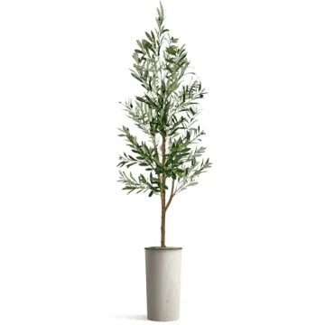 Artificial Olive Tree in Modern Planter for Home