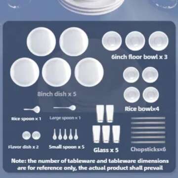 Compact Tabletop Dishwasher with 5 Cleaning Modes