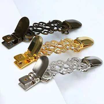 Ruisita Vintage Shawl Clips for Women - Elegant & Versatile