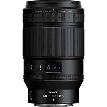 Nikon NIKKOR Z MC 105mm f/2.8 VR S | Professional macro prime lens for Z series mirrorless cameras | Nikon USA Model