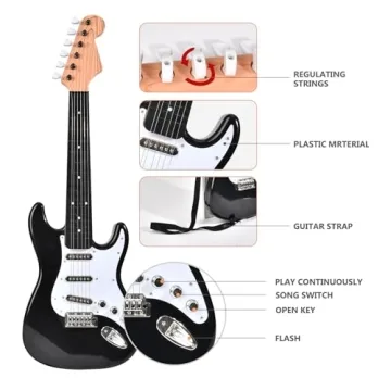 Guitar Toy for Kids 26 Inch Portable Musical Instrument