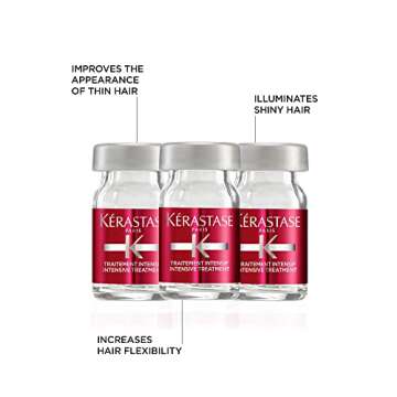 Kerastase Specifique Intensive Scalp & Thin Hair Treatment | Improves the Appearance of Thin Hair | With Amino Acid, Glycerin, and Citric Acid | For Sensitive Scalps | All Hair Types | 10 * 0.2 FL Oz