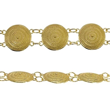 Elegant 14K Gold Plated Body Chain Adjustable Waist Belt