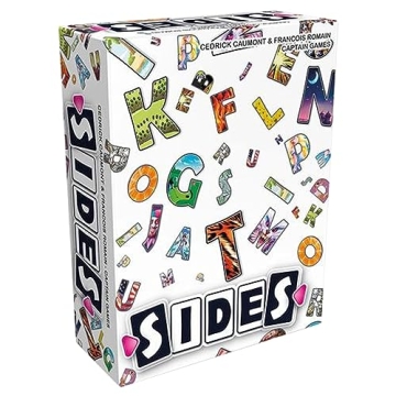 Sides Board Game - A Word-Guessing Challenge of Subtlety and Cooperation, Strategy Game for Kids and...