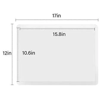 ZVP Disposable Cutting Boards 30 Count, Collapsible Cutting Board Sheet with Built-in Crease, Flexible Plastic Cutting Mat for Kitchen and Commercial Use, 17 x 12 In White