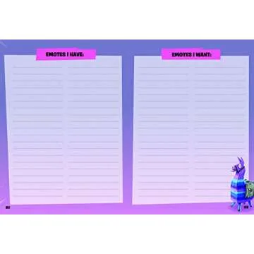 Engaging Creative FORTNITE Battle Journal for Kids