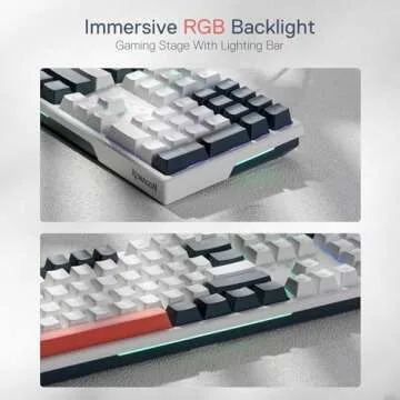 Redragon K668 RGB Gaming Keyboard with Hot-Swappable Switches