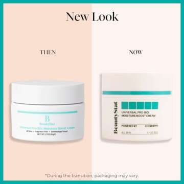 BeautyStat Probiotic 24HR Moisture Boost Cream - Made in the USA - Daily Moisturizer Face Cream with...