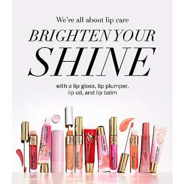 Victoria's Secret Shine Extreme Lip Plumper in Crystal Clear, Plumping Gloss for Women with Marine Collagen Microspheres