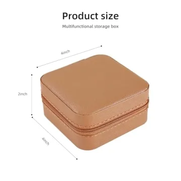 KElofoN Travel Jewelry Case with Mirror for Women