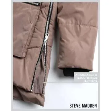 Steve Madden Women's Insulated Puffer Coat for Style & Warmth