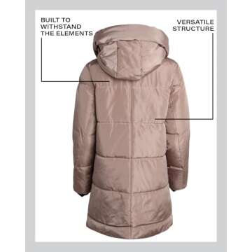 Steve Madden Women's Insulated Puffer Coat for Style & Warmth
