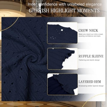 SAUKOLE Formal Dress for Women Fashion Elastic Waist with Ruffle for Wedding Guest Cocktail Party Dress Navy