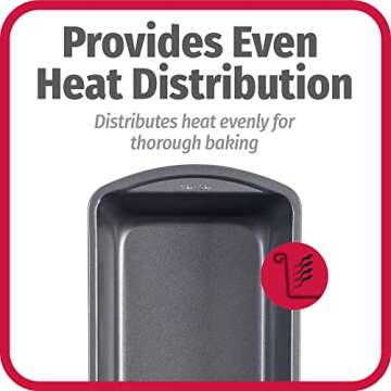 GoodCook Everyday Non-Stick 9” x 5” Bread Loaf Pan – Loaf Bread Pan for Baking, Steel Bread Baking Supplies, Baking Pans for Meatloaf, Breads, Cakes, Brownies, Lasagnas, Casseroles