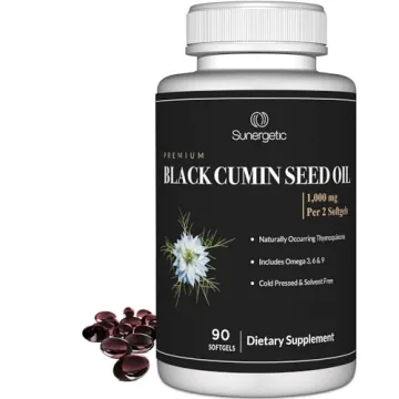 Sunergetic Black Cumin Seed Oil Softgels - 1000mg