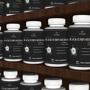 Sunergetic Black Cumin Seed Oil Softgels - 1000mg
