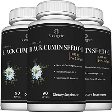 Sunergetic Black Cumin Seed Oil Softgels - 1000mg