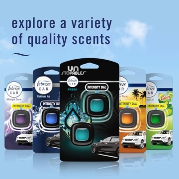 Febreze Car Freshener - Unstopables Vent Clips Pack