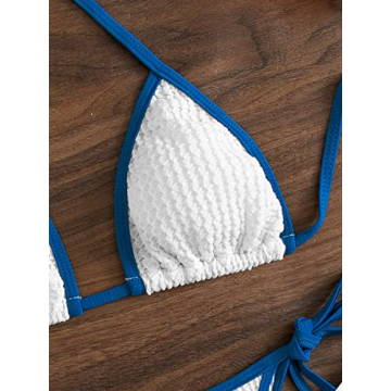 SHENHE Women's Sexy Bikini Sets Stylish Halter Triangle Swimsuits