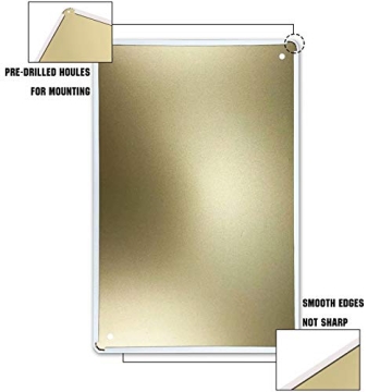 Vintage Baseball Knowledge Metal Sign for Home Decor