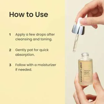 CNP Honey Glow Serum - Hyaluronic Acid & Propolis for Hydrating, Anti-Aging, Centella Soothing Serum, for Sensitive Skin, Korean Skin Care (0.5 fl. oz)