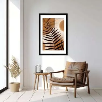 HEART ART 24x36 Poster Frame Set - Elegant Black Frames for 20x30 Images and 24x36 Posters, Perfect ...