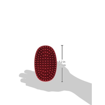 Rubber Grooming Brush for Short-Haired Pets by Le Salon Essentials