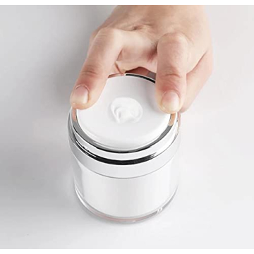 Wresty Airless Cosmetic Container 2 Pack for Travel and Home